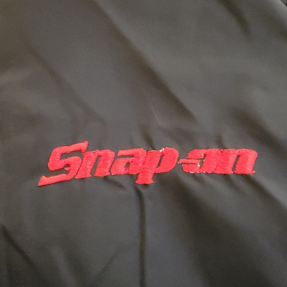 Snap On Tools Vintage Black & Red Techicians Racing Windbreaker XXL Pre-Owned - Picture 2 of 8